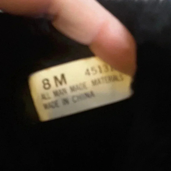 Weathermate Black Faux Fur Lined Block Heel Boots 451312 Size 8M - Picture 10 of 11